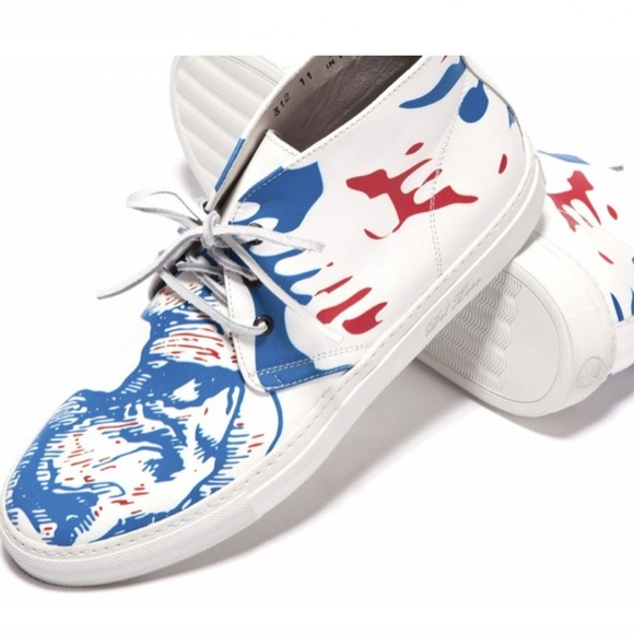 RARE Del Toro x Pepsi Live For Now Jaz Alto Leather Chukka Sneakers Size 11 - Picture 2 of 10